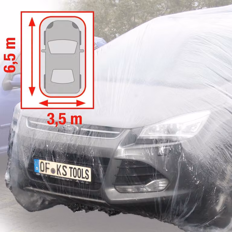 KS Tools Garage in plastica, trasparente, 6,5 x 3,5 m