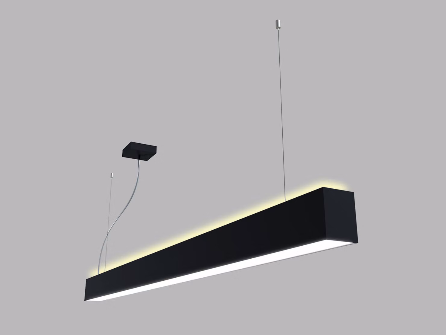 LED2 3315053CSTW Lampada a sospensione LINO II 150 P/N-Z, B PRISMA 49W CASAMBI TW 3CCT 3000K/3500/4000K UGR nero