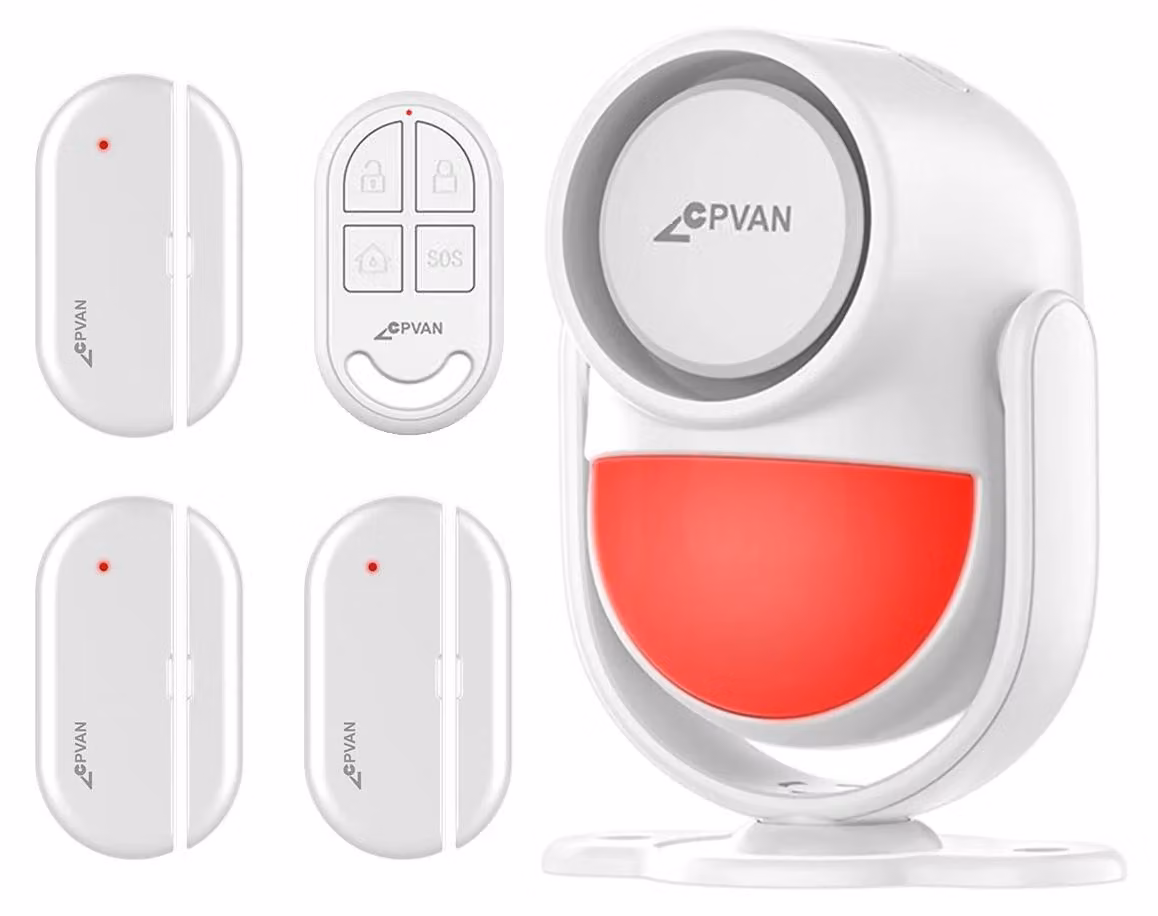 Sensore di movimento, controllo wireless, tecnologia a infrarossi, kit B bianco