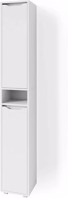 Mobile bagno alto Ruben Vicco Bianco moderno a parete L: 30 cm, H: 192.5 cm