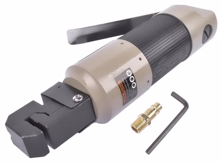 Pinza pneumatica per taglio e distacco, con diametro del foro di 5 mm, adatta per acciaio inossidabile, alluminio e ferro | Ingresso aria 1/4" NPTF