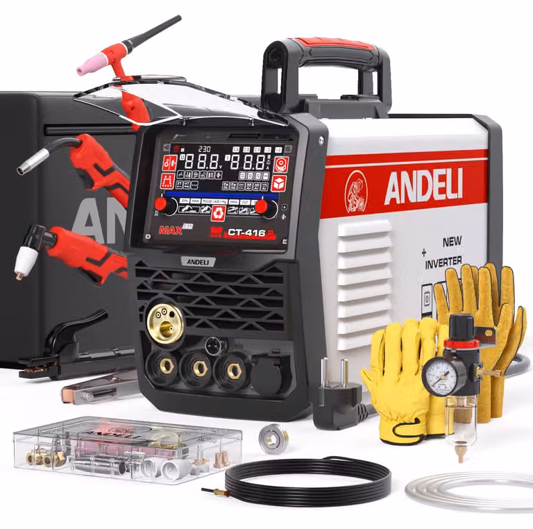 Apparecchio multifunzione 6-in-1 - 230 Volt - Potenza 160A - Adatto per alluminio e acciaio