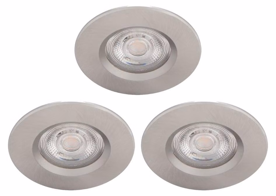 Philips Dive, faretto da incasso funzionale, LED, 2700 K, 220-240 V, nichel