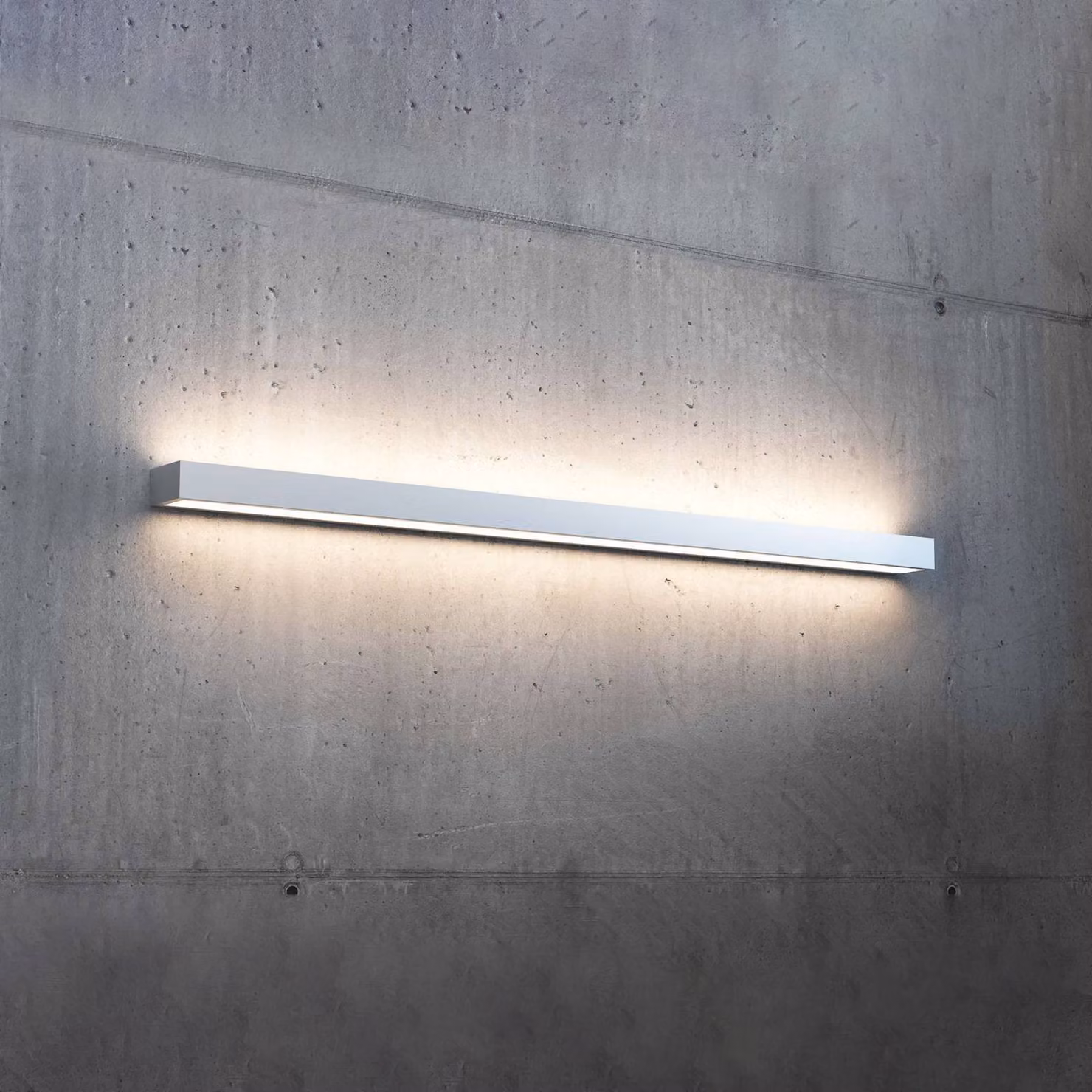 Applique da parete a LED Mera MCJ, Alluminio / Grigio / Zincato, Corridoio, Metallo, Moderno, Applique a LED