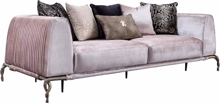 Dreisitzer Polstermöbel Couch Wohnlandschaft Sofa Couchen Sitzpolster 230cm