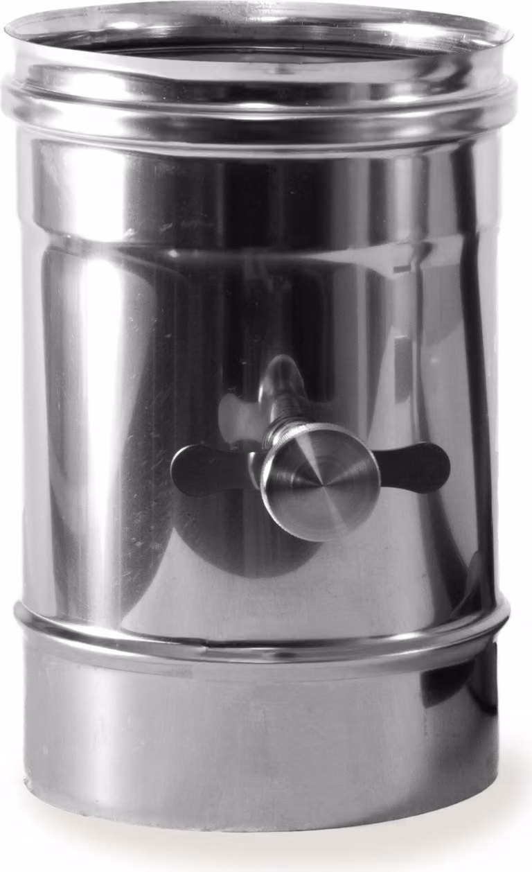 Valvola a farfalla Alfa Forni diametro 180 mm in acciaio inox