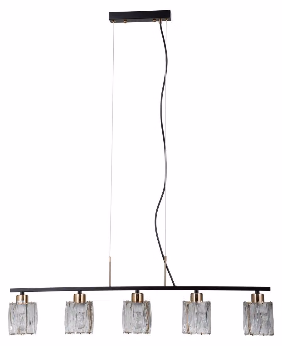 SIMONA PND-40814-5-BK-HBR Lampada a sospensione Italux