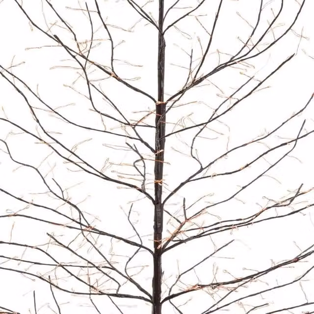 Albero luminoso Tiglio marrone 2 m, 1120 microled bianco caldo, uso interno