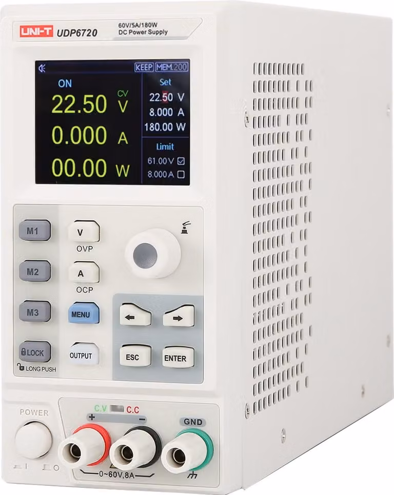 Alimentatore da laboratorio UNI-T UDP6720, a 1 canale, programmabile, 100 W