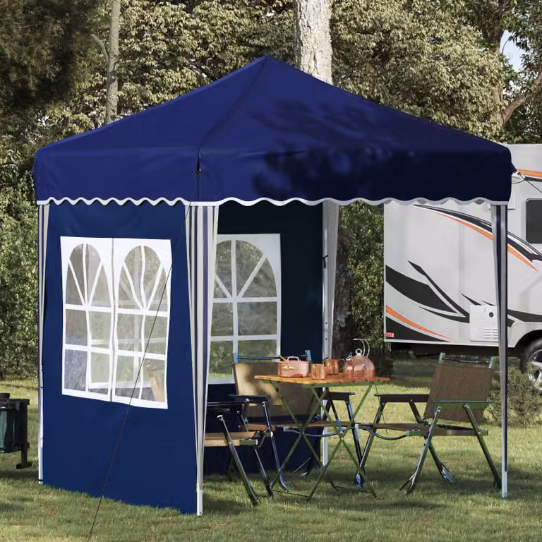 Tenda per feste pop-up vidaXL in tessuto Oxford blu L/P/H: 195 x 195 x 245 cm