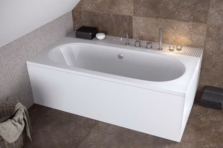 Badezimmer Unförmige Wanne Eck Badewannen Design Wannen Weiß Eckwanne Bad