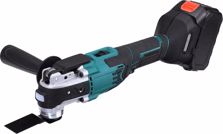 Multitool oscillante - Utensile da ristrutturazione senza fili - Motore brushless - Sistema 18 V con 2 batterie - Taglio e potatura - Braun