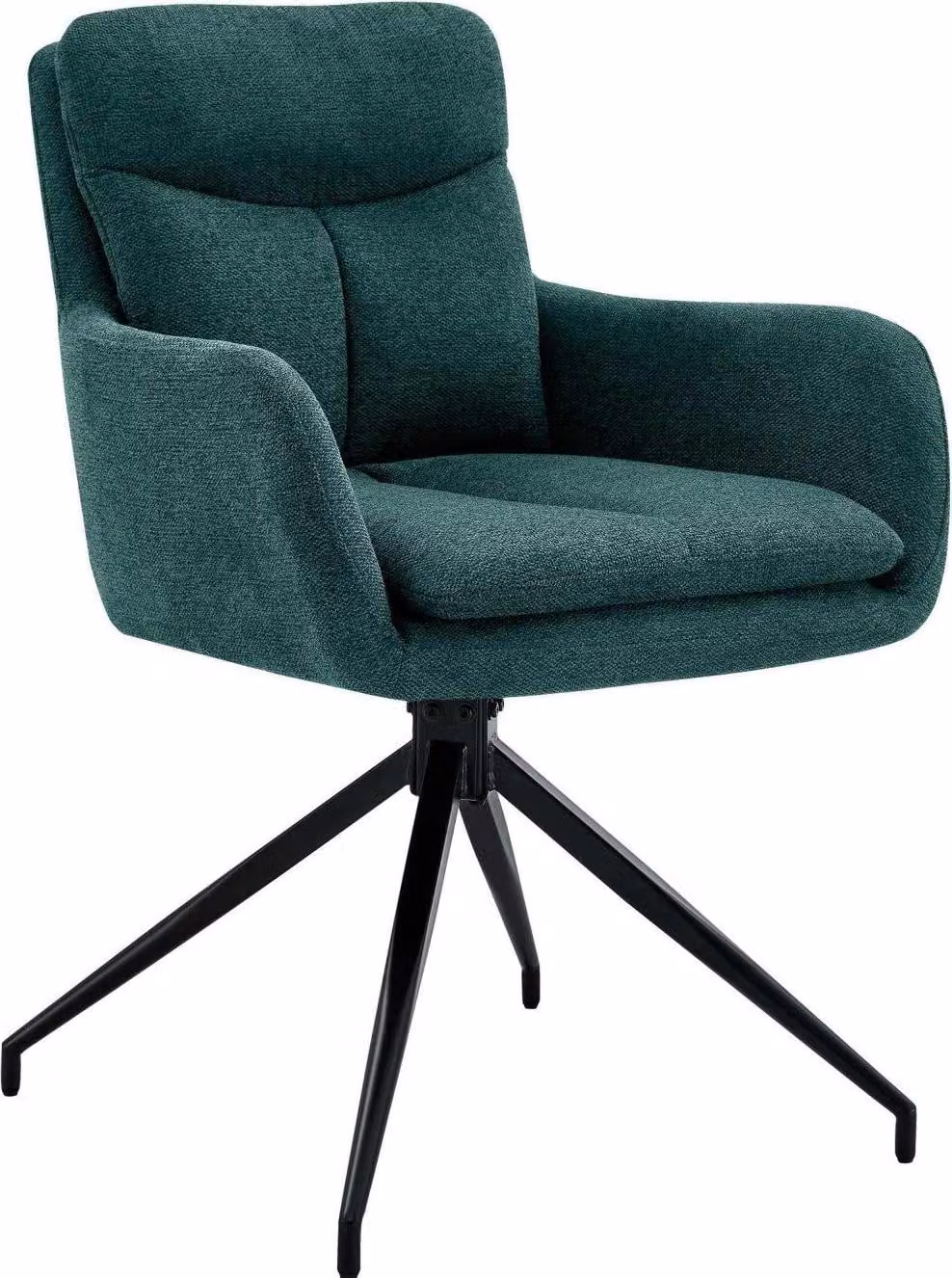 Sedia da pranzo girevole - Sedia da cucina - Comfort ergonomico | Colore: Verde