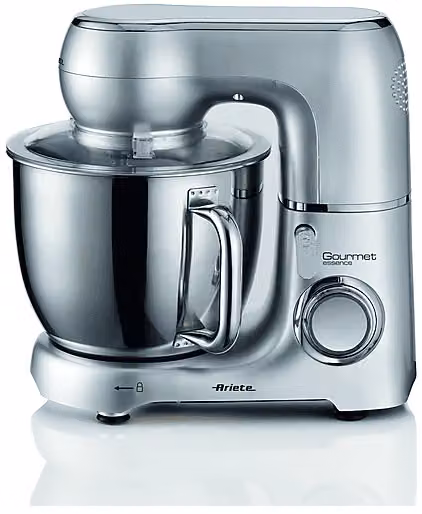 Impastatrice Planetaria Ariete Gourmet Silver con Ciotola in Acciaio Inox da 5,2 l e Potenza di 1300 W