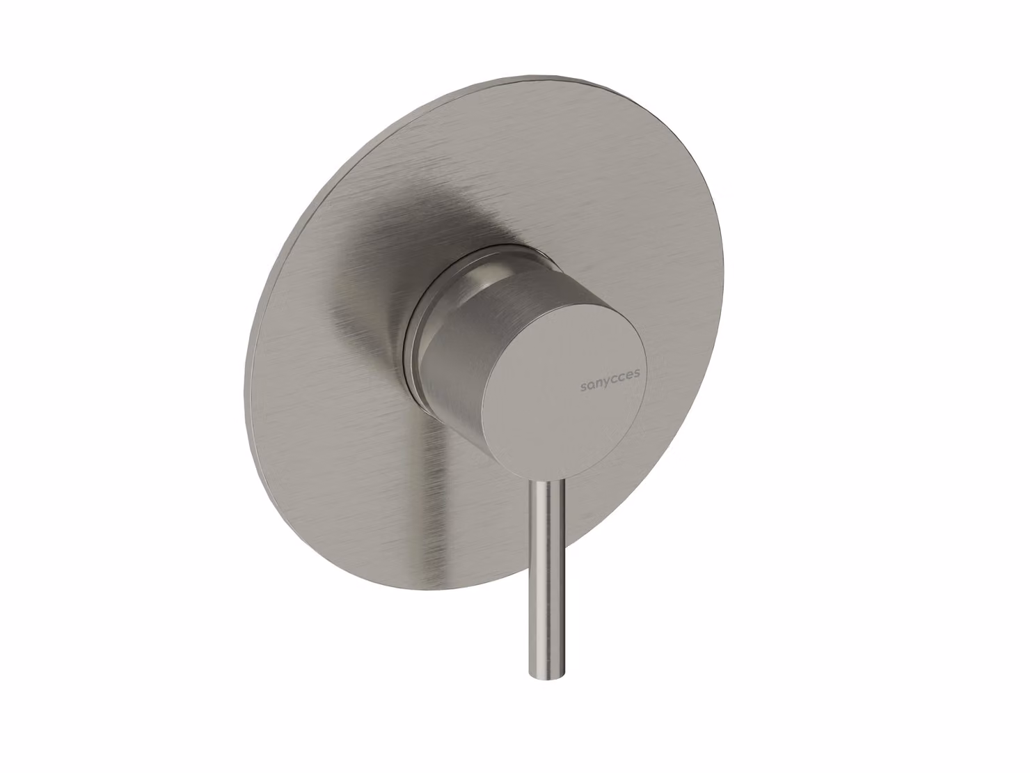 SANYCCES LOOP Miscelatore doccia incasso con corpo incasso, nichel spazzolato