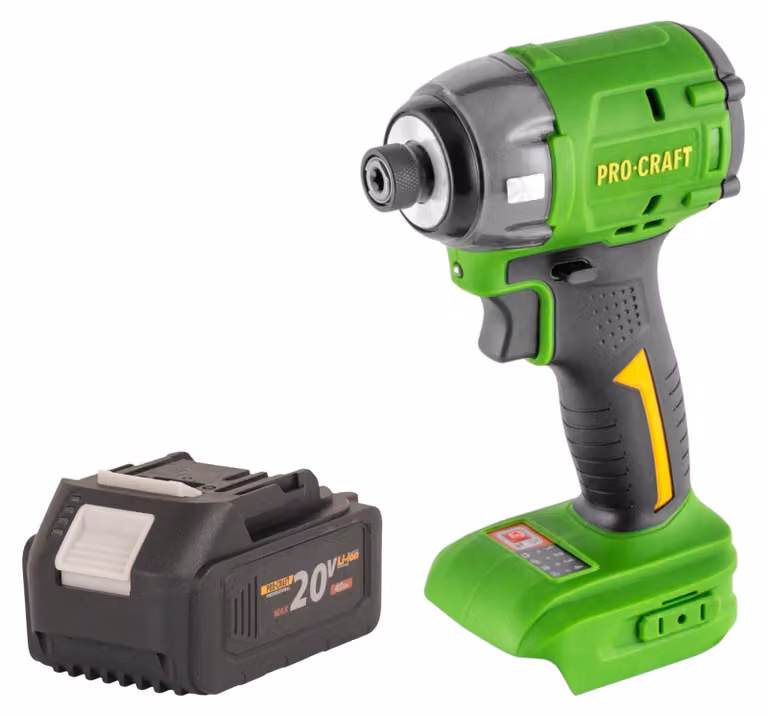 Avvitatore a impatto a batteria Procraft PS22bb 20 V 230 Nm 1/4" Brushless Solo - senza batteria, senza caricabatterie