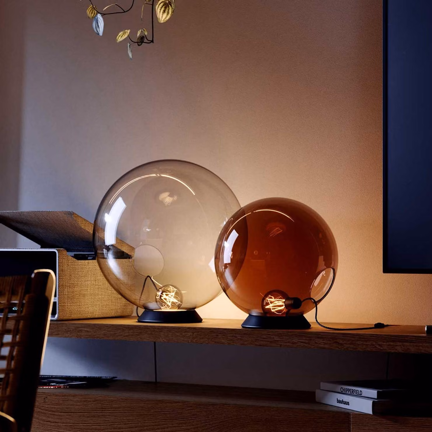 s.luce Orb lampada da tavolo a sfera in vetro Lampada da tavolo Lampada da camera da letto Lampada da corridoio