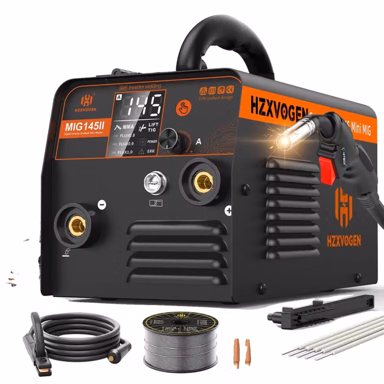 Saldatrice multifunzione 3-in-1, design compatto, modello MIG145II