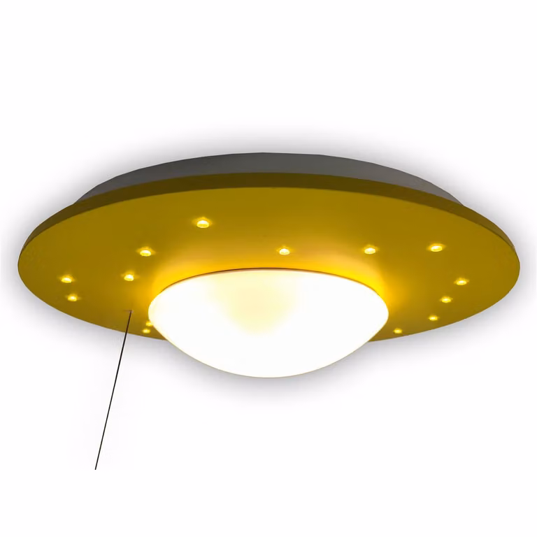 Lampada a soffitto Starlight, colore giallo sole