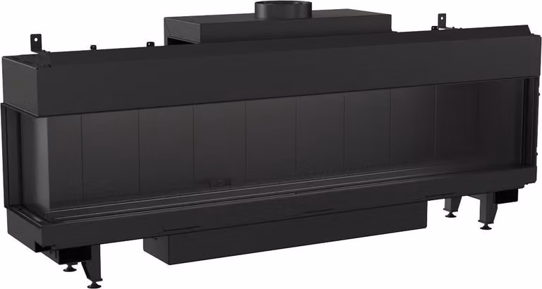 Caminetto a gas LEO 200 sinistro Propano ∅ 130/200 12,5 kW