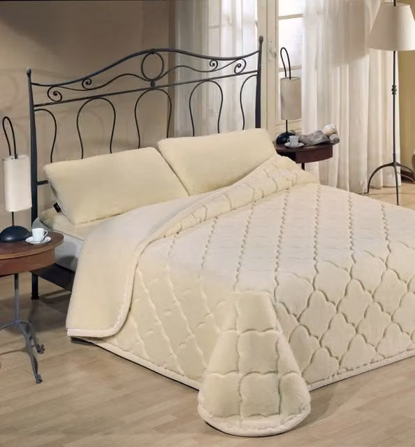 Coperta Pura Lana Vergine Merinos Superwash Singola 900gr Cober Nuova