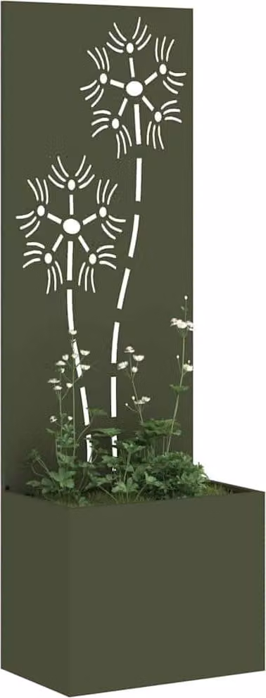 Schermo per privacy in giardino Oliver verde 50 x 140 cm