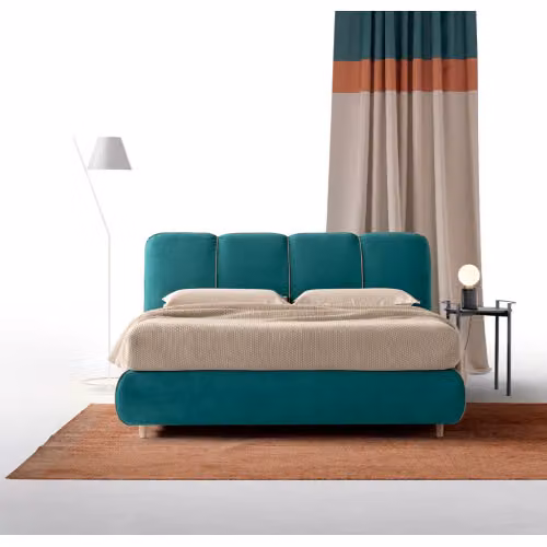 Letto matrimoniale imbottito Cordelia Nefi Italia