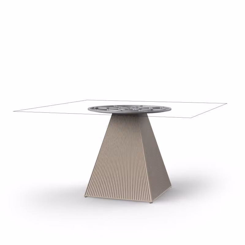 Base tavolo Gatsby Vondom quadrata 60x60x73cm