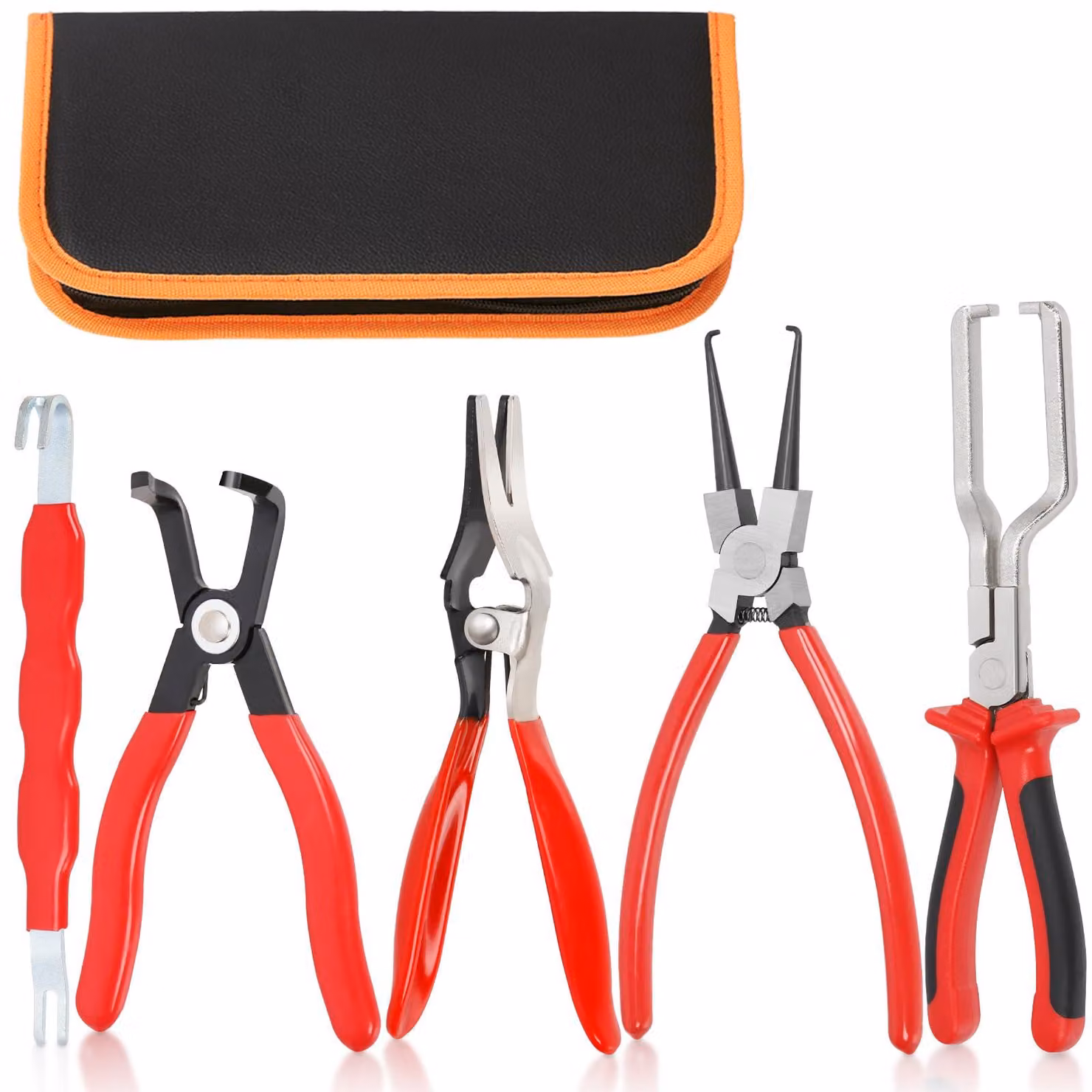 Set di 5 utensili per tubi del carburante, ideale per auto