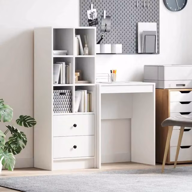 Scrivania Bianco 105,5 x 34 x 127 cm 2 pz 3337297