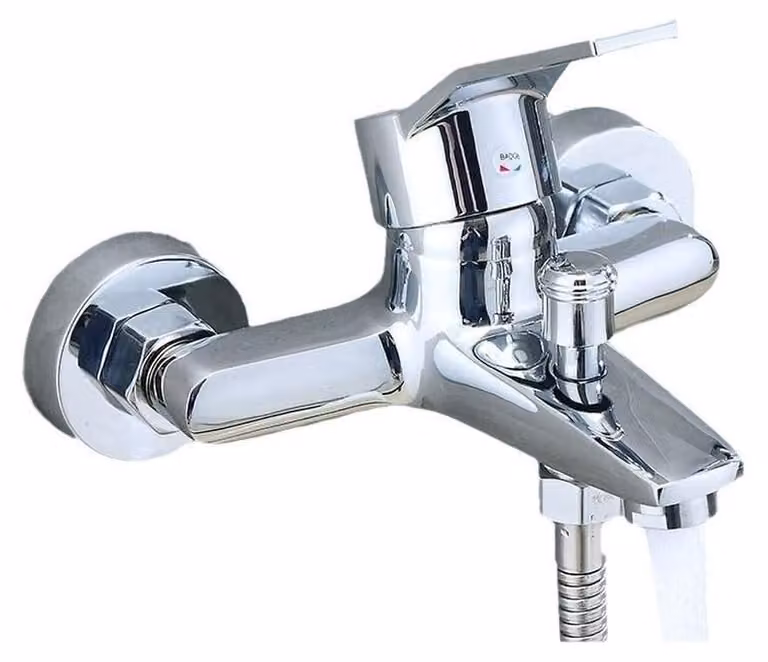 Solidchoice - Set per doccia con flessibile in acciaio inossidabile