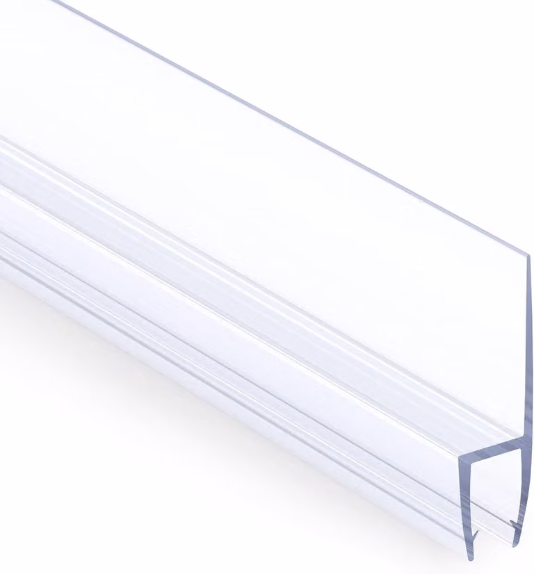 Guarnizione impermeabile in PVC per porte doccia - confezione da 3 pezzi - 70 cm