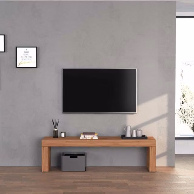 WHOUS Panca porta tv Chronos colore rovere 180x40x51 cm