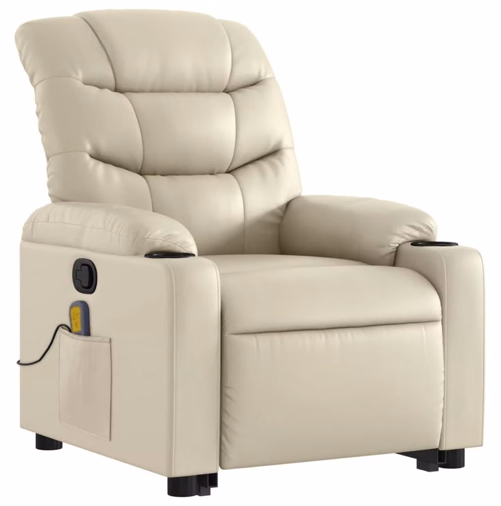 Poltrona elettrica reclinabile - Poltrona relax - Sedia regolabile - Funzione di vibrazione