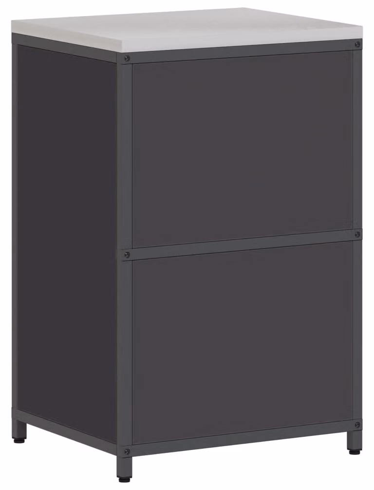 Stoccaggio in cucina HATTEM Nero 60 x 50 x 92 cm Acciaio