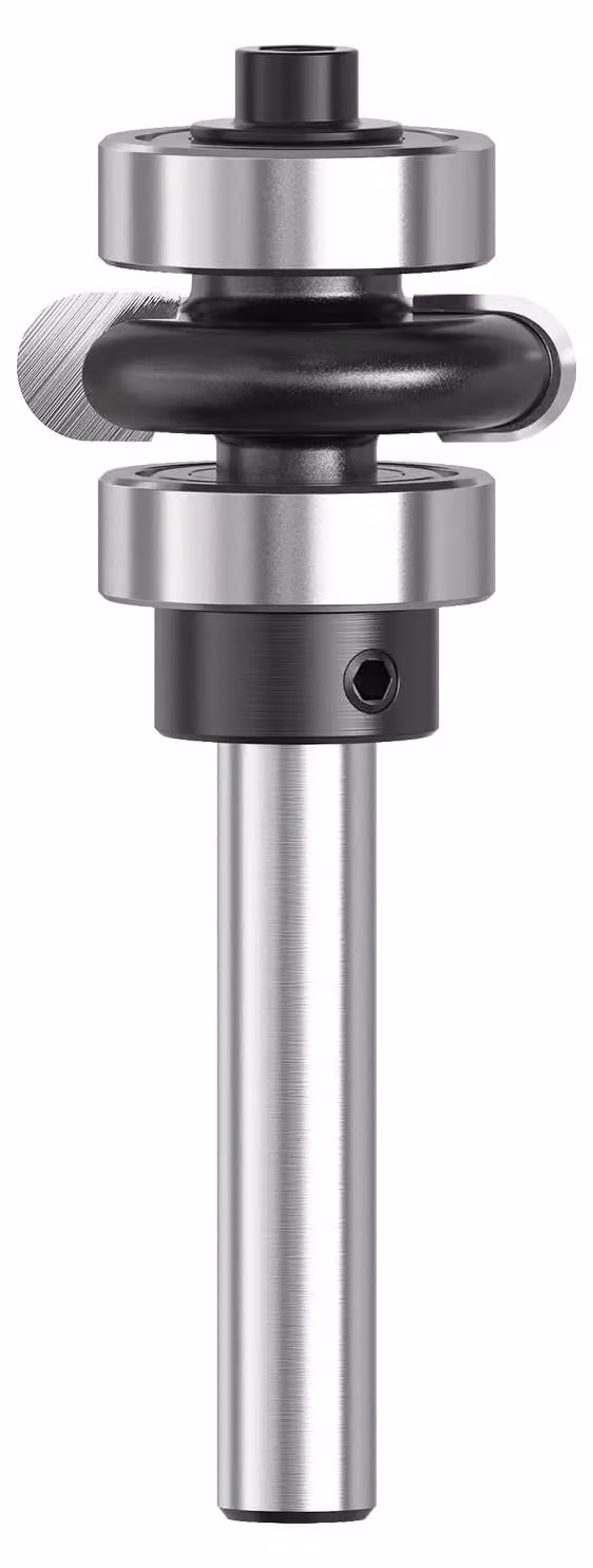 Raggio curvo senza spigoli, con foro da 8 mm, ideale per la lavorazione del legno