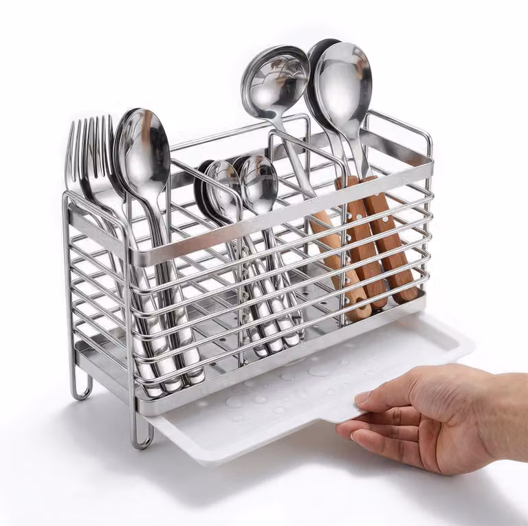 Portariviste da cucina con contenitore per lo smaltimento