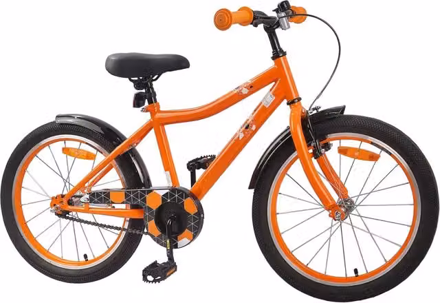 Bicicletta per bambini DESIGN IN da 18 pollici, colore arancione