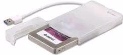 Box esterno hard disk 2.5" SATA MYSAFE Usb 3.0 Easy White MYSAFEU314