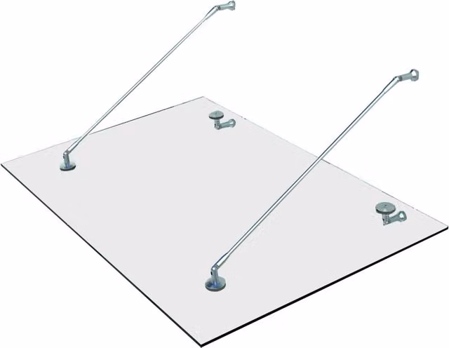 Cappa aspirante Zephmum in vetro temperato trasparente e acciaio con montaggio a parete L: 150 cm, P: 90 cm – 1