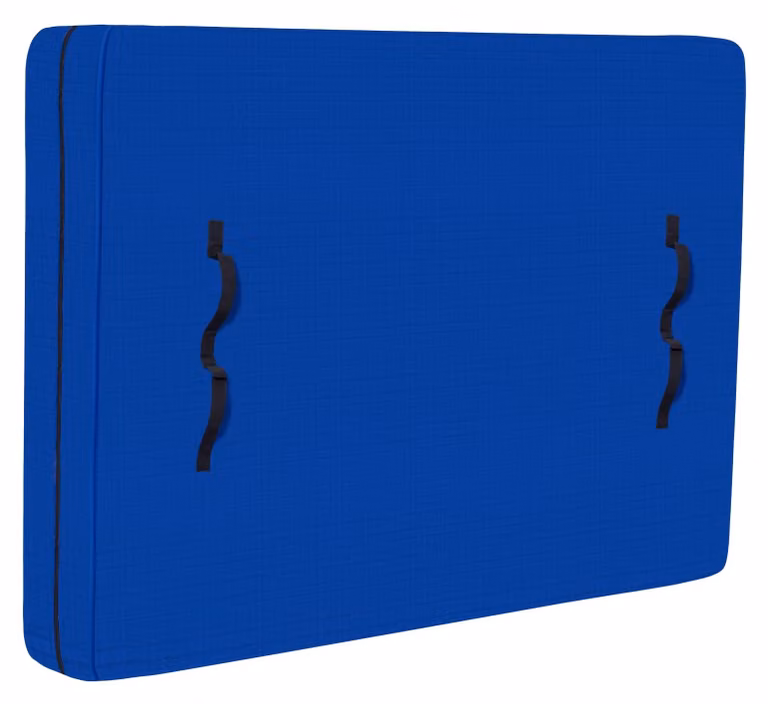 Copertura protettiva per materasso con cerniera, dimensioni 208x160x27 cm, colore blu