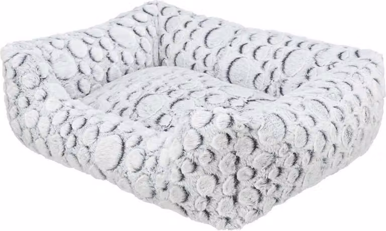Trixie Dog Basket Mila Peluche angolare Bianco/Grigio