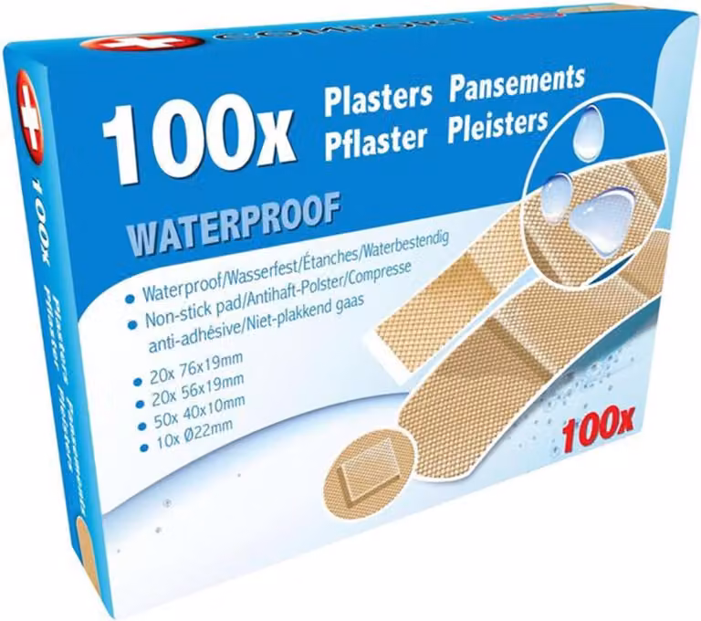 Cerotti impermeabili COMFORT AID x100