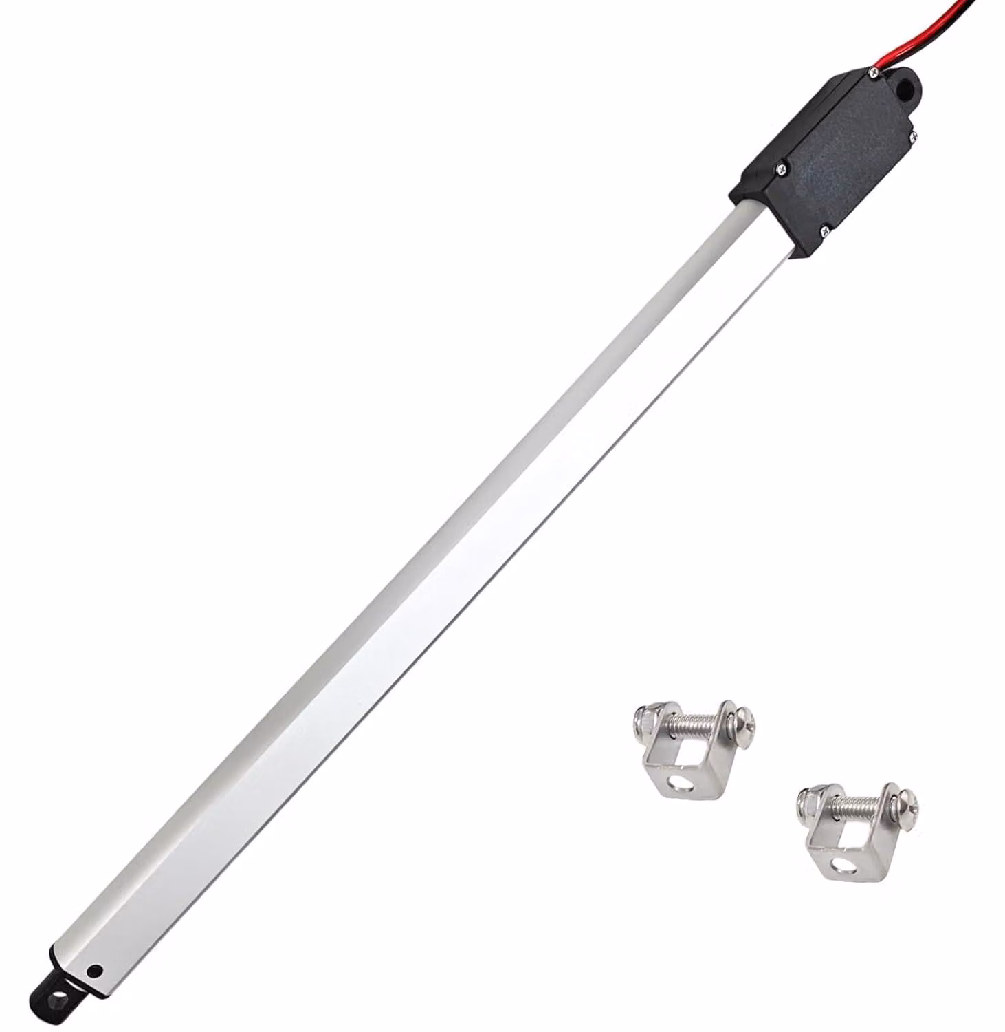 Attuatore lineare DC a 12 V, con una forza di 188 N e una corsa di 200 mm, adatto per applicazioni mediche ed elettriche
