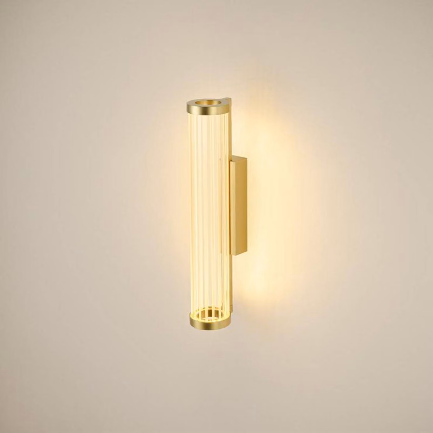 SLV Applique da parete a LED Quimera, dimmerabile, Ottone / Oro, Soggiorno / Sala da pranzo, Alluminio, Applique a LED