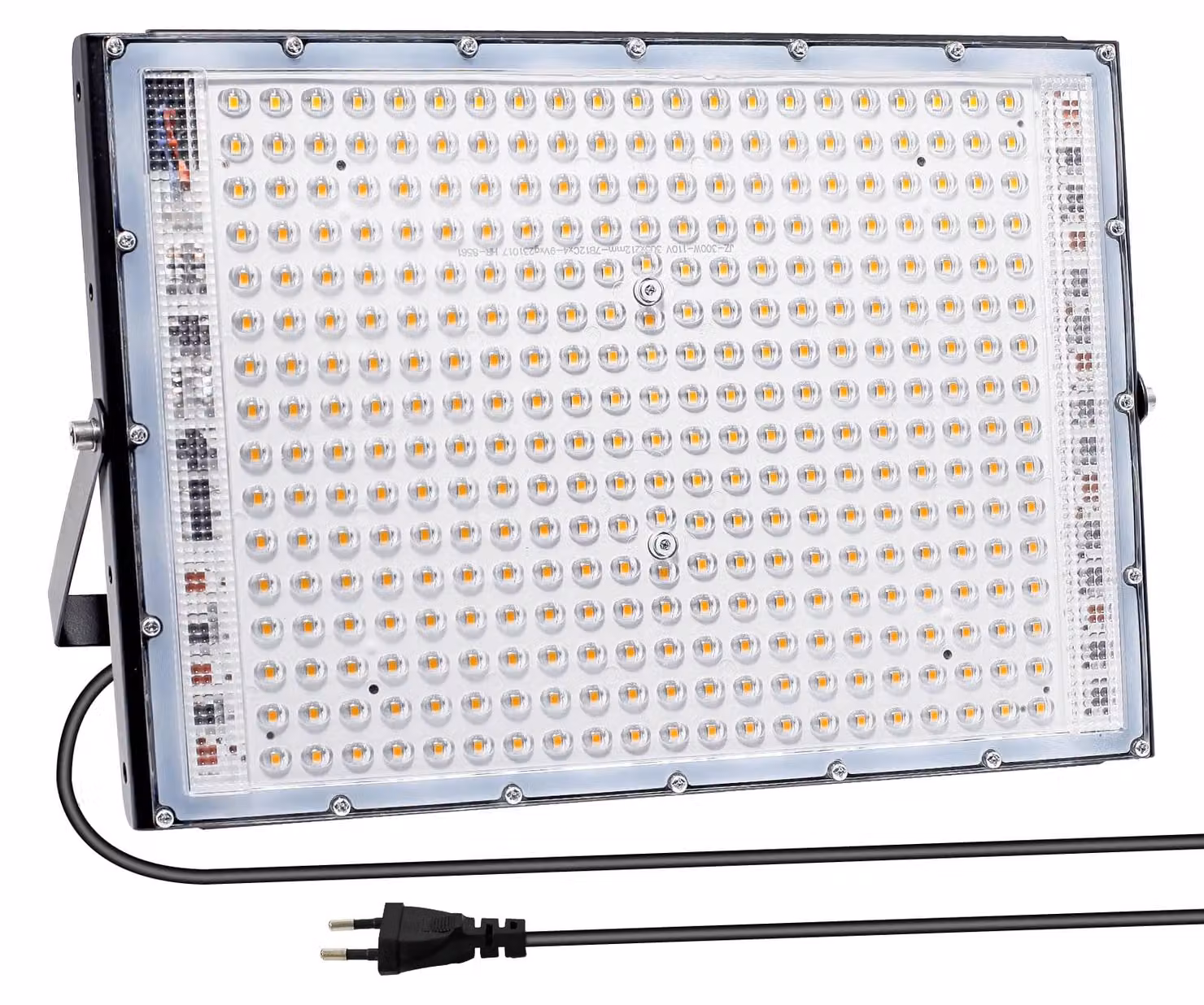Faretto a LED da 300 W, 30.000 lumen, luce bianco caldo, grado di protezione IP65, per uso esterno
