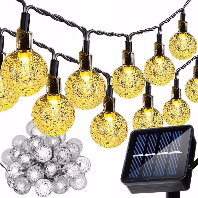 Gardlov 24010 Catena decorativa solare 100 LED, IP44, 800 mAh, 12 m