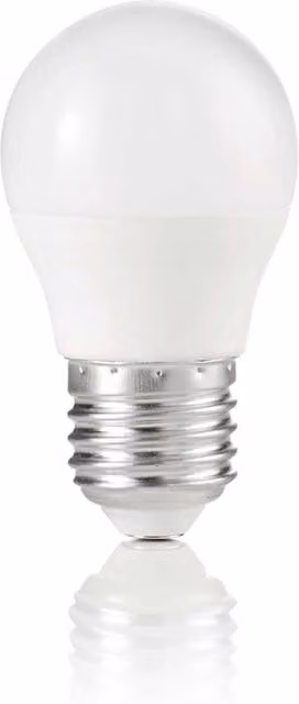 Lampadina LED a Sfera Ideal Lux E27 6W Bianco