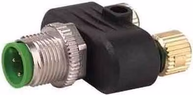Raccordo a T da M12 maschio a M12 femmina - Connettore per l'adattamento del sensore 7000-41121-0000000
