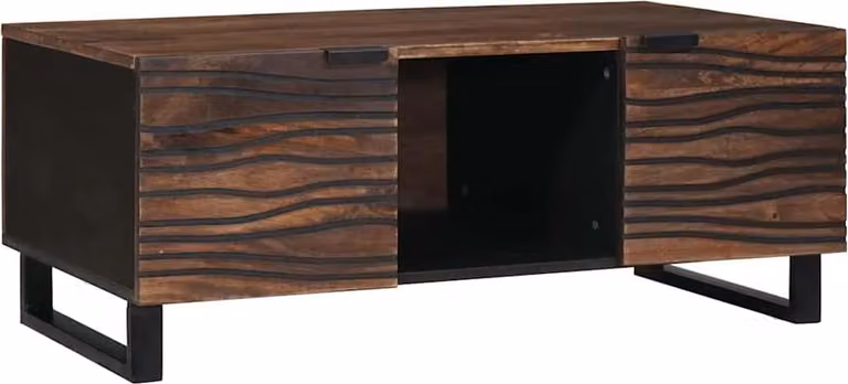 Tavolino da salotto Noce 100 x 54 x 40 cm Legno ingegnerizzato
